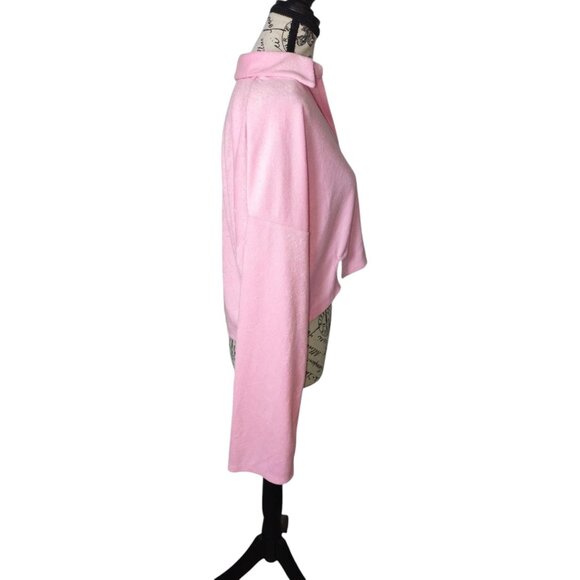 Out From Under Urban Outfitters Gabbie Collared Cropped Baby Pink Y2K vibes Top - Picture 8 of 10